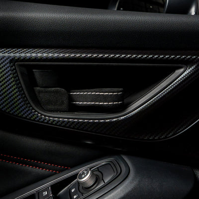 Billetworkz Alcantara Door Pull Strap Kit - 2022+ Subaru WRX / BRZ / Toyota GR86