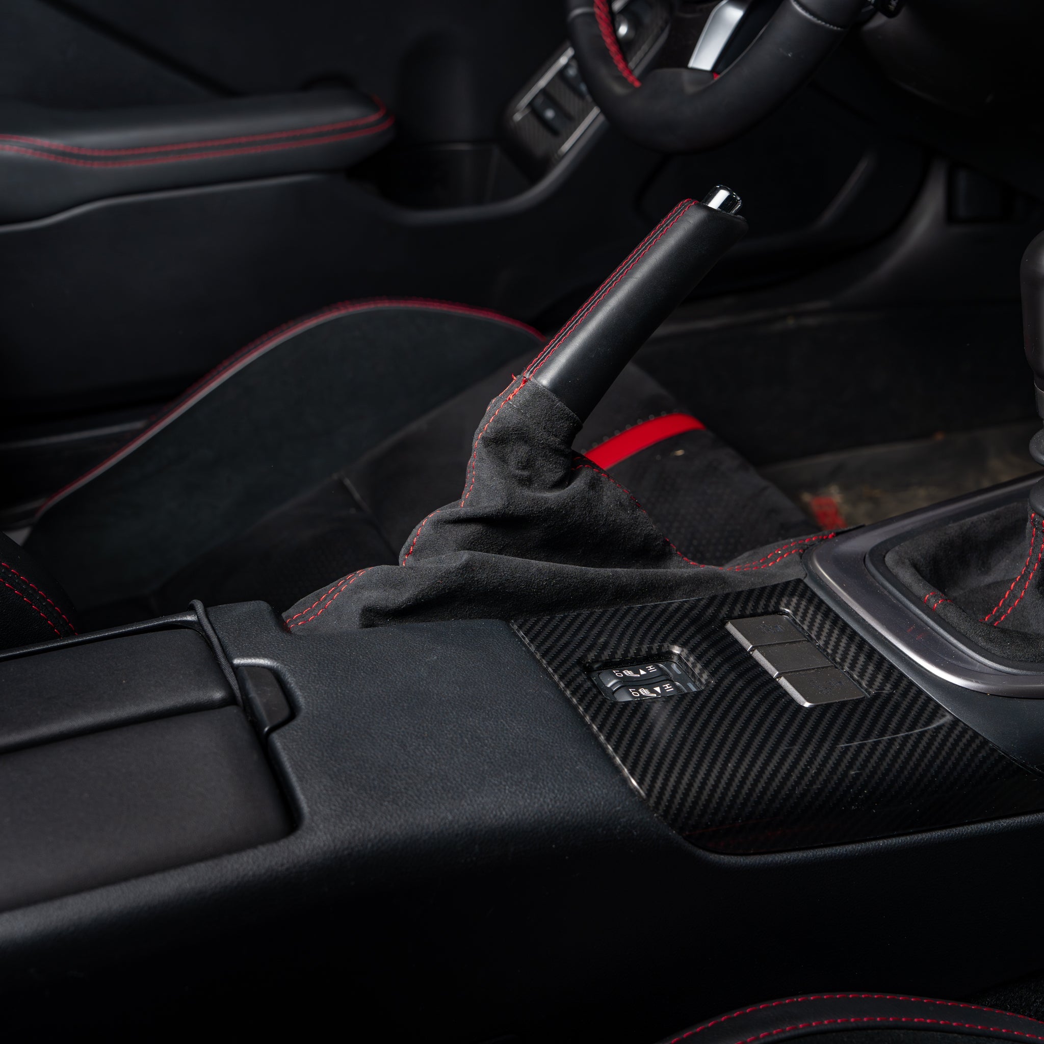 Billetworkz Premium Alcantara E-Brake Boot - 2022+ Toyota GR86 / Subaru BRZ