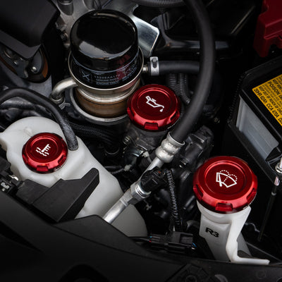 Billetworkz Engine Bay Caps – 2015–2021 Subaru STI
