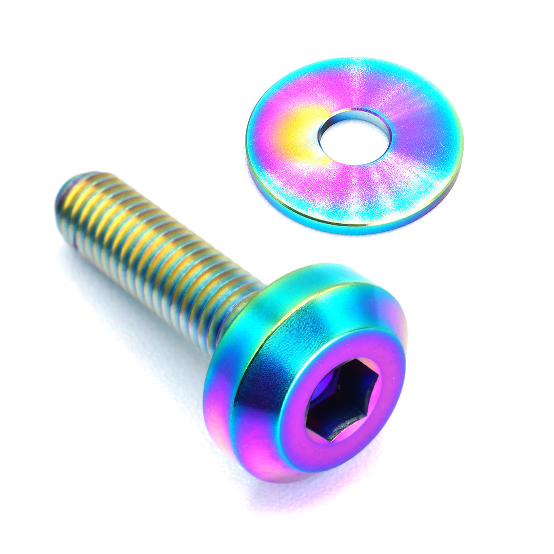 Cosmic Burn Titanium Bolt and Washer Dress Up Hardware