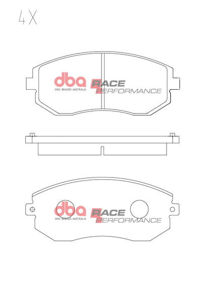 DBA RP Performance Brake Pads (Standard) - 2012-2022+ Toyota GR86 86 / Subaru BRZ / Scion FR-S