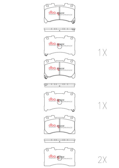 DBA RP Performance Brake Pads - 2023+ Toyota GR Corolla