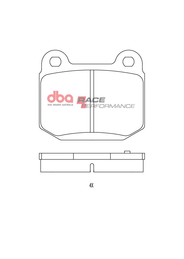 DBA RP Performance Brake Pads (Brembo) - 2017-2022+ Toyota GR86 86 / Subaru BRZ