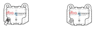 DBA Street Series Brake Rear Pads (Brembo) - 2017-2022+ Toyota GR86 86 / Subaru BRZ