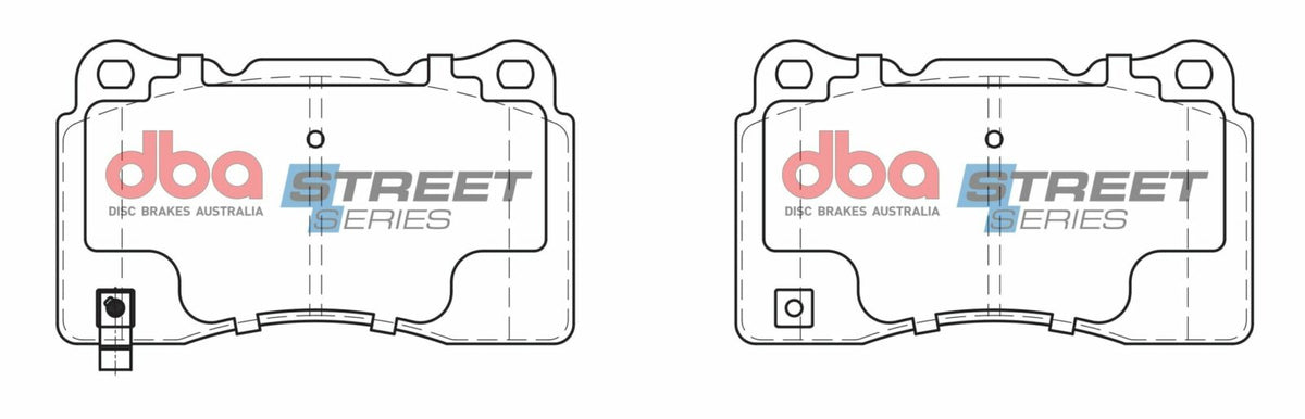 DBA Street Series Brake Rear Pads (Brembo) - 2017-2022+ Toyota GR86 86 / Subaru BRZ