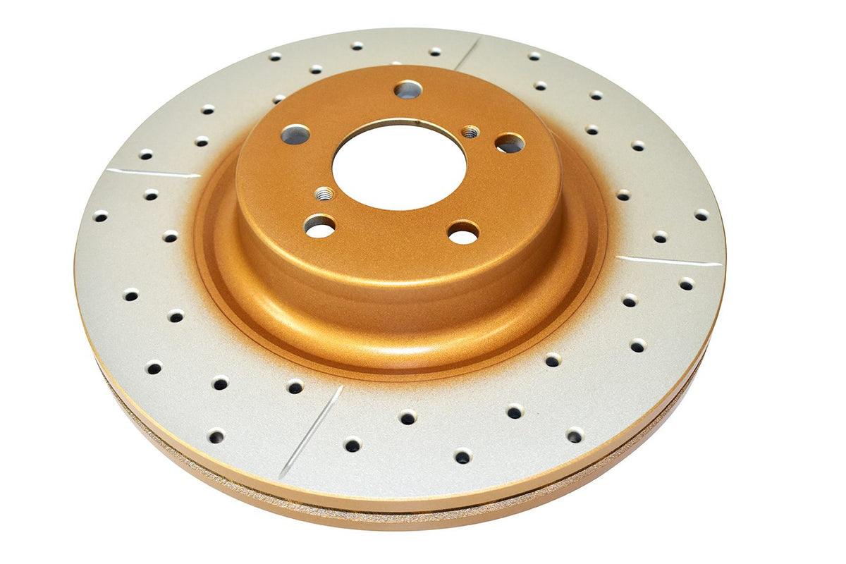 DBA Street Series XGold Drilled & Slotted Rotors - 2012-2022+ Toyota 86 GR86 / Subaru BRZ / Scion FR-S