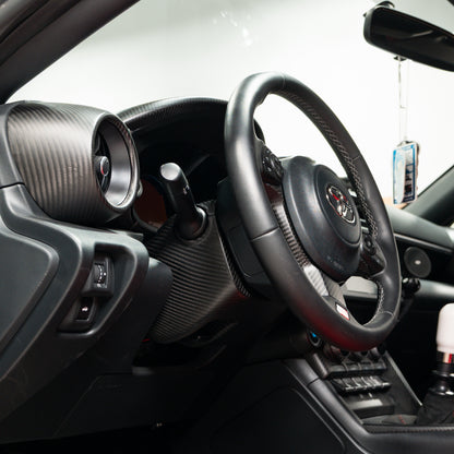 Driven Media Carbon Fiber Steering Wheel Column - 2022+ Toyota GR86 / Subaru BRZ