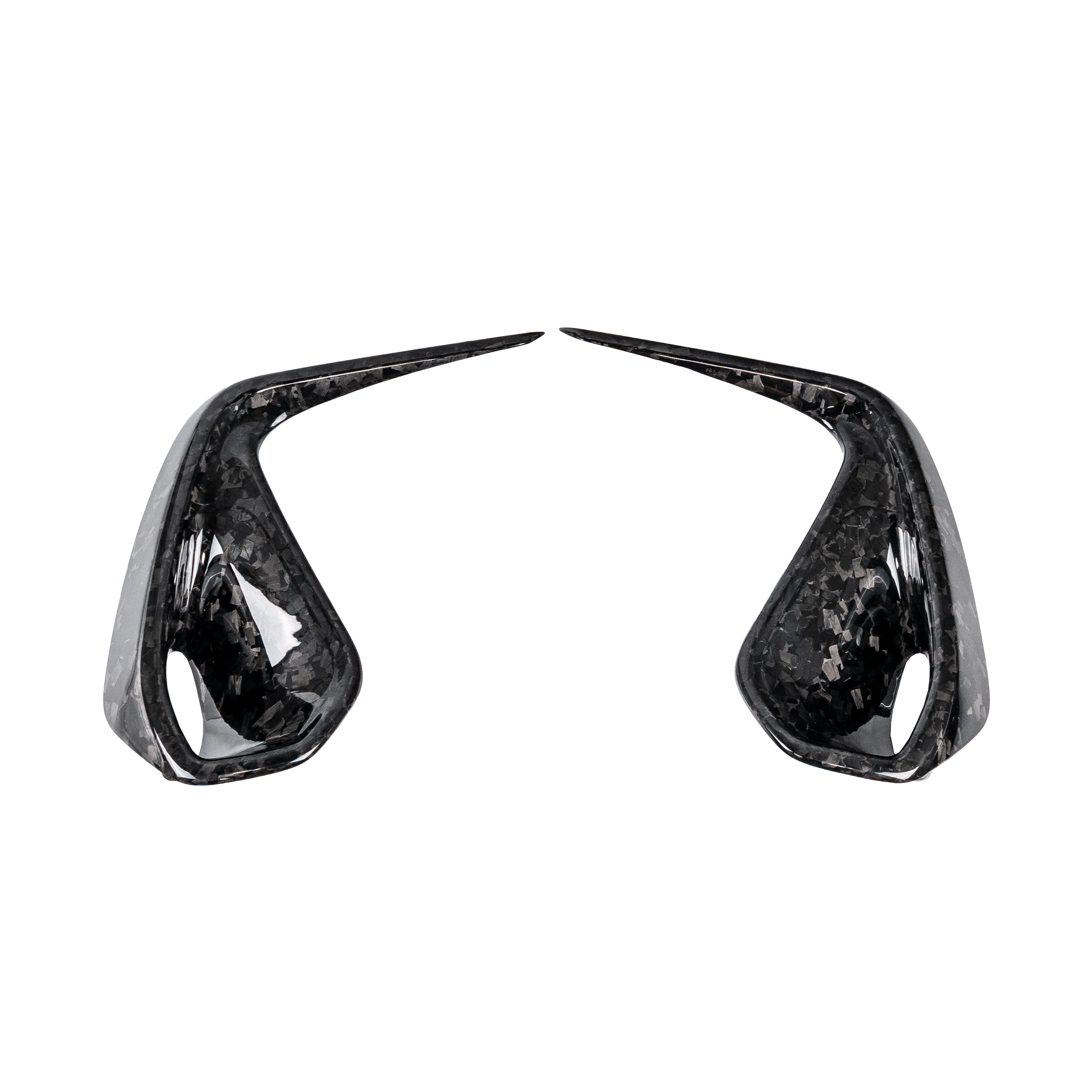 Driven Media Carbon Fiber Front Bumper Bezel Covers - 2022+ Subaru BRZ