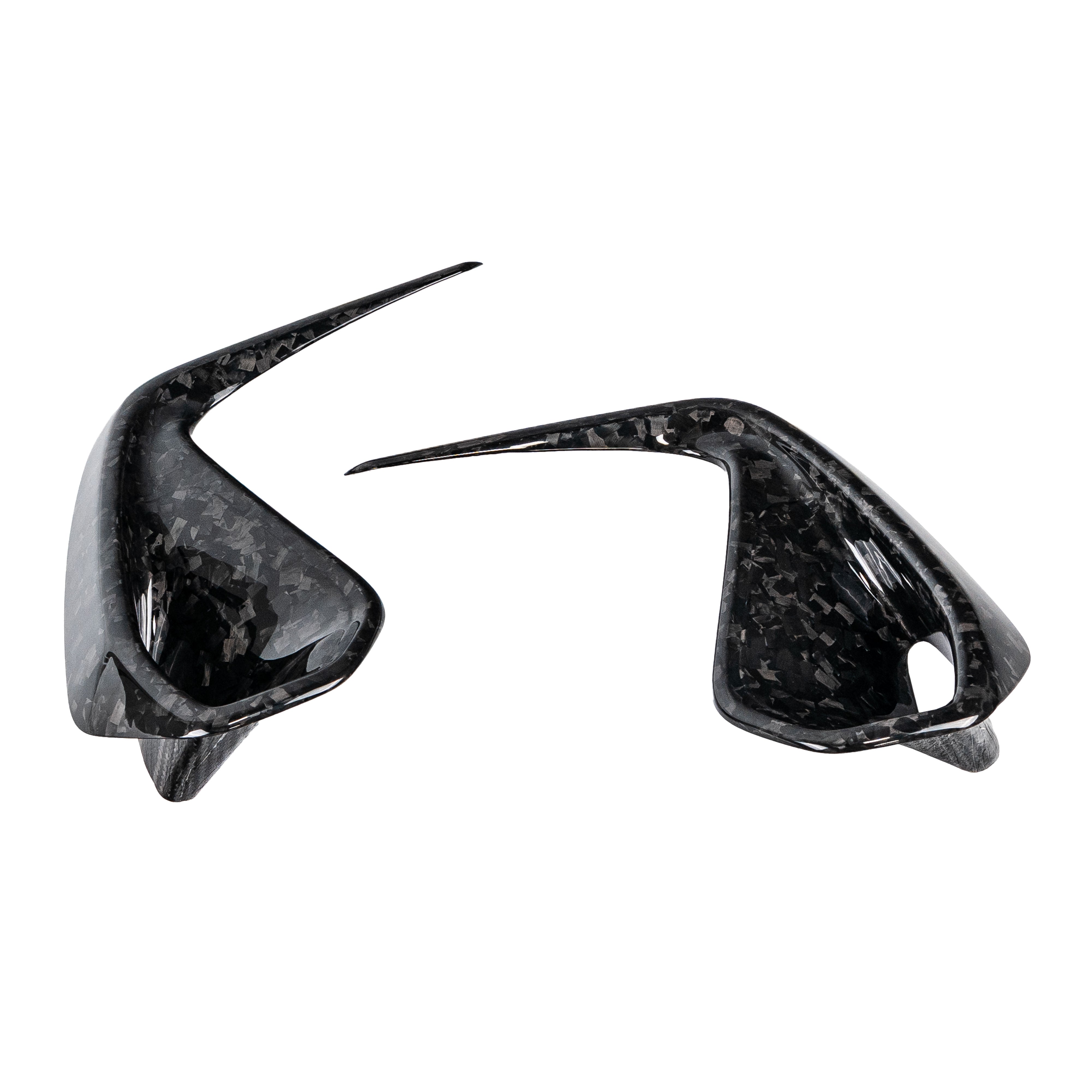 Driven Media Carbon Fiber Front Bumper Bezel Covers - 2022+ Subaru BRZ