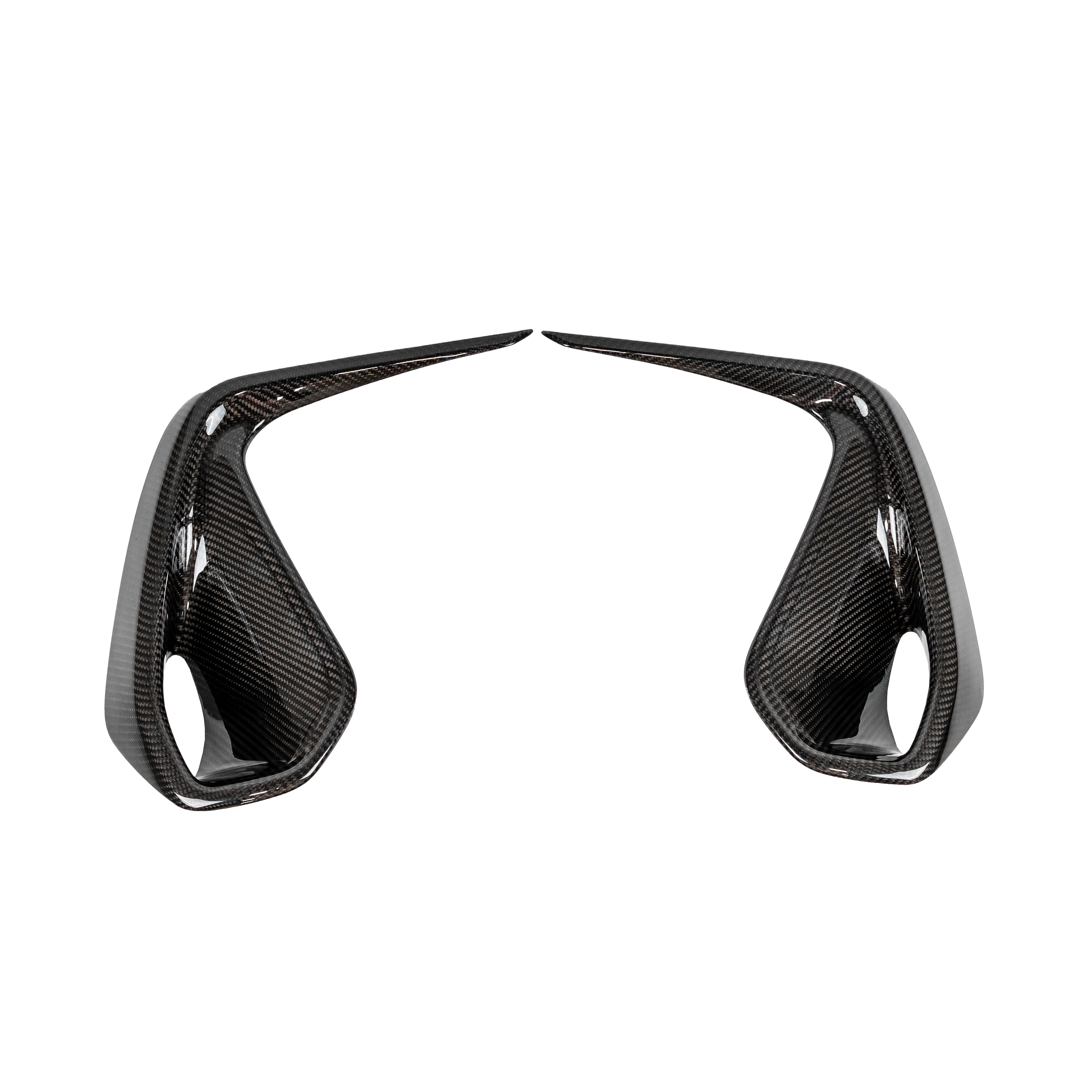 Driven Media Carbon Fiber Front Bumper Bezel Covers - 2022+ Subaru BRZ