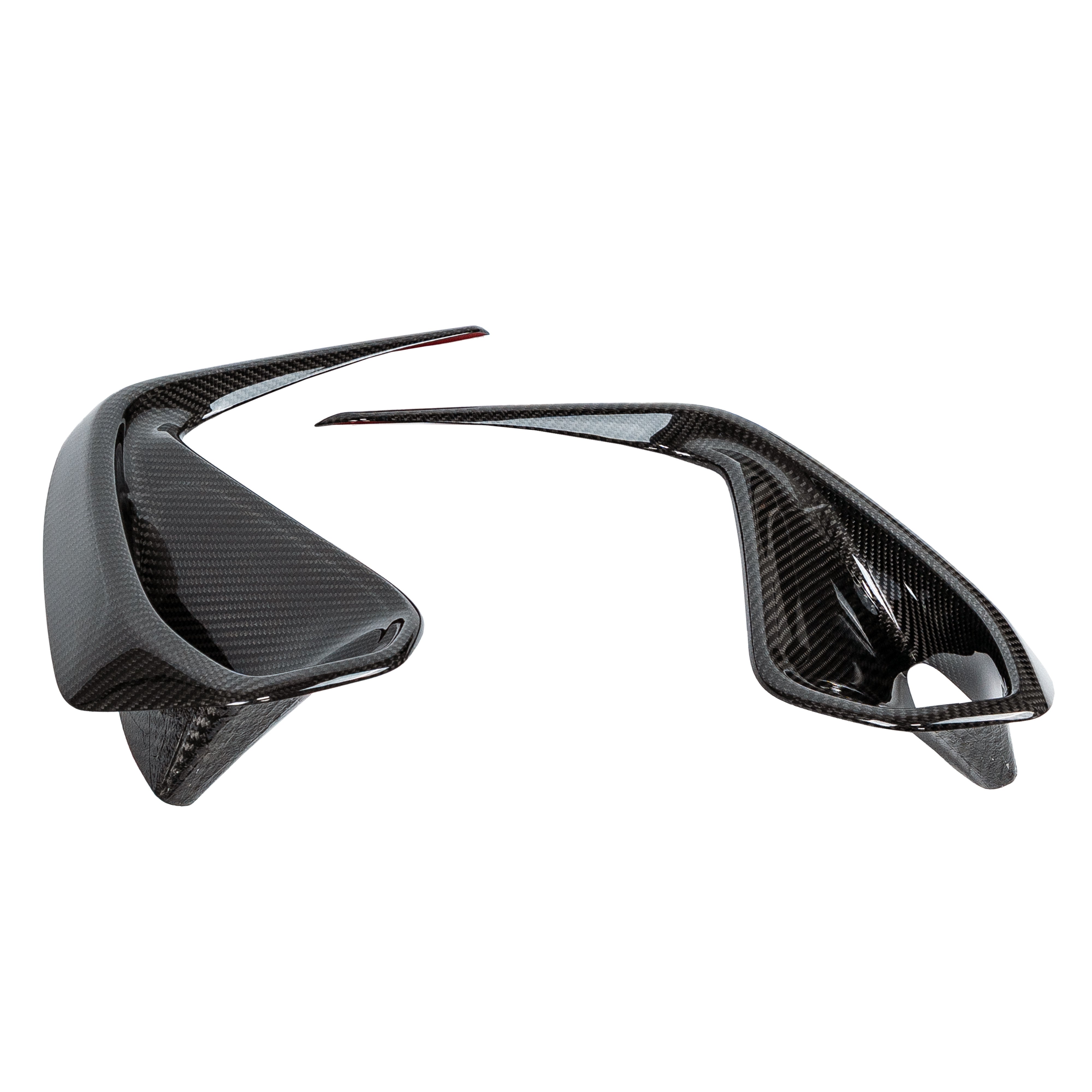 Driven Media Carbon Fiber Front Bumper Bezel Covers - 2022+ Subaru BRZ