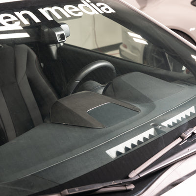 Driven.Media Carbon Fiber Center Console Hood Cover - 2022+ Subaru WRX