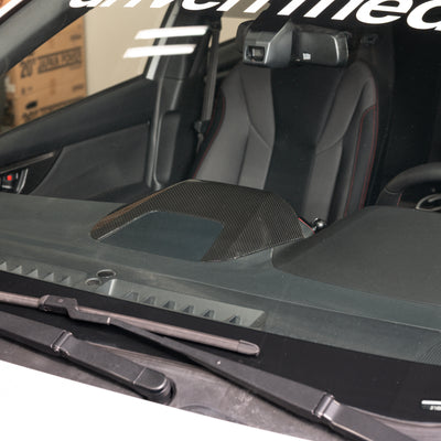 Driven.Media Carbon Fiber Center Console Hood Cover - 2022+ Subaru WRX
