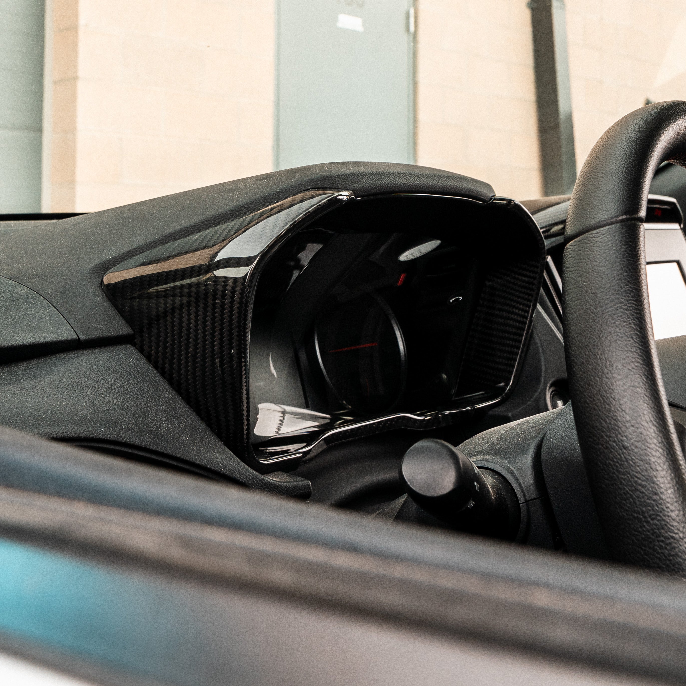 Driven.Media Carbon Fiber Gauge Cluster Surround - 2022+ Subaru WRX