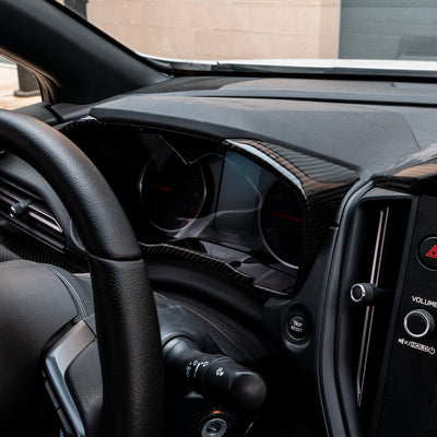 Driven.Media Carbon Fiber Gauge Cluster Surround - 2022+ Subaru WRX