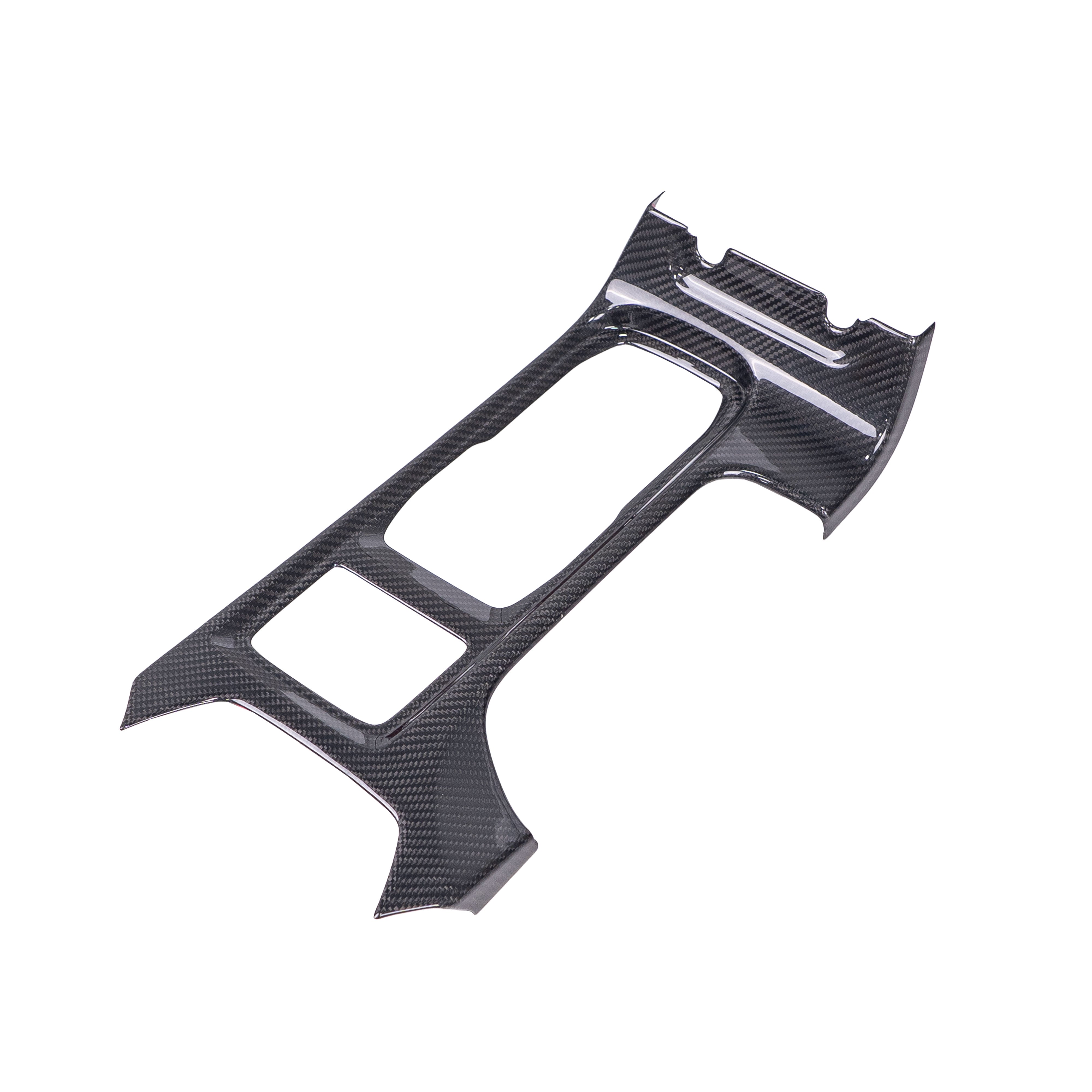 Driven.Media Gloss Carbon Fiber Center Shift Panel Frame - 2022+ Subaru WRX