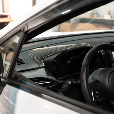 Driven.Media Carbon Fiber Gauge Hood Cover - 2022+ Subaru WRX