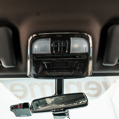 Driven.Media Carbon Fiber Overhead Map Interior Light Cover - 2022+ Subaru WRX