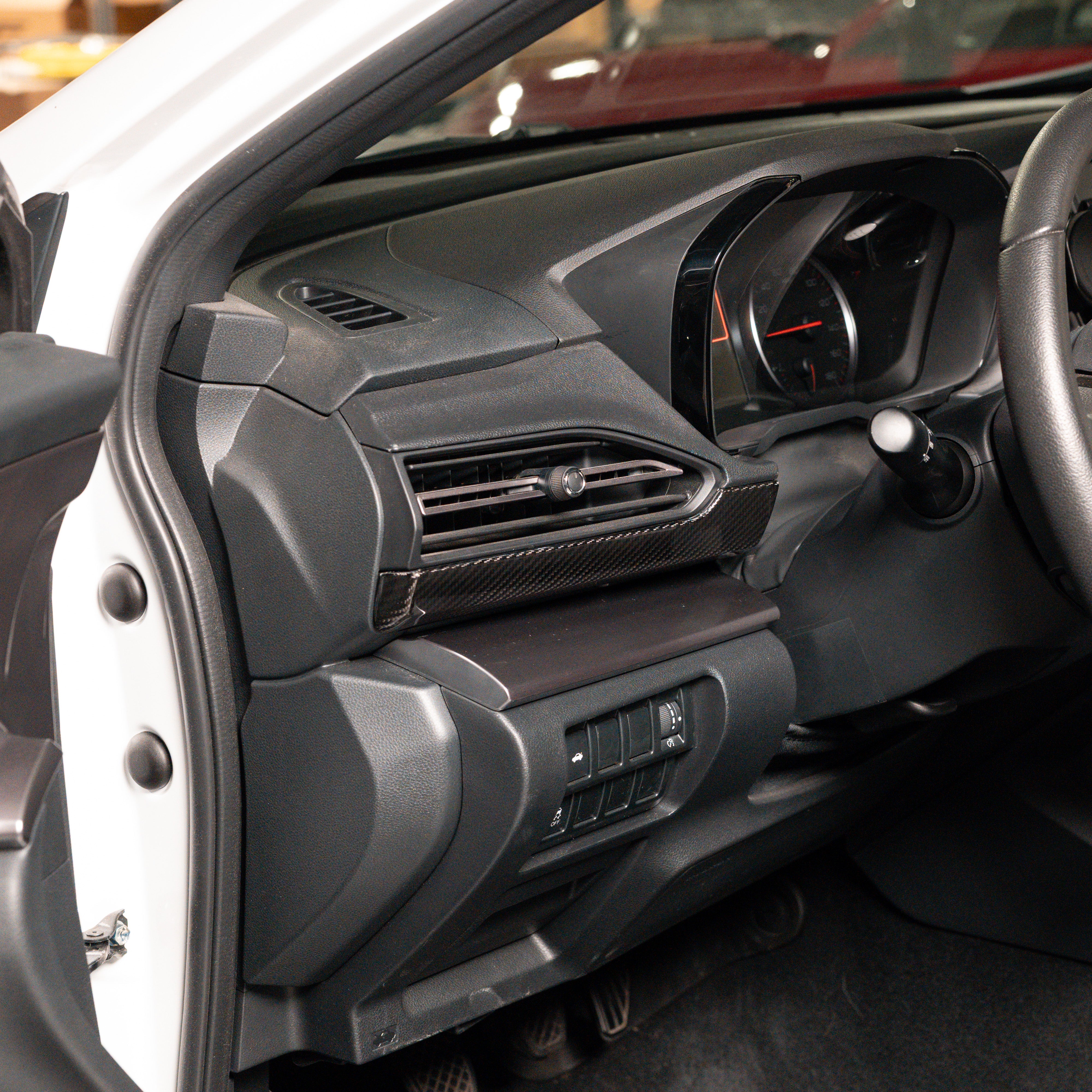 Driven.Media Carbon Fiber Lower Driver Dashboard Trim – 2022+ Subaru WRX