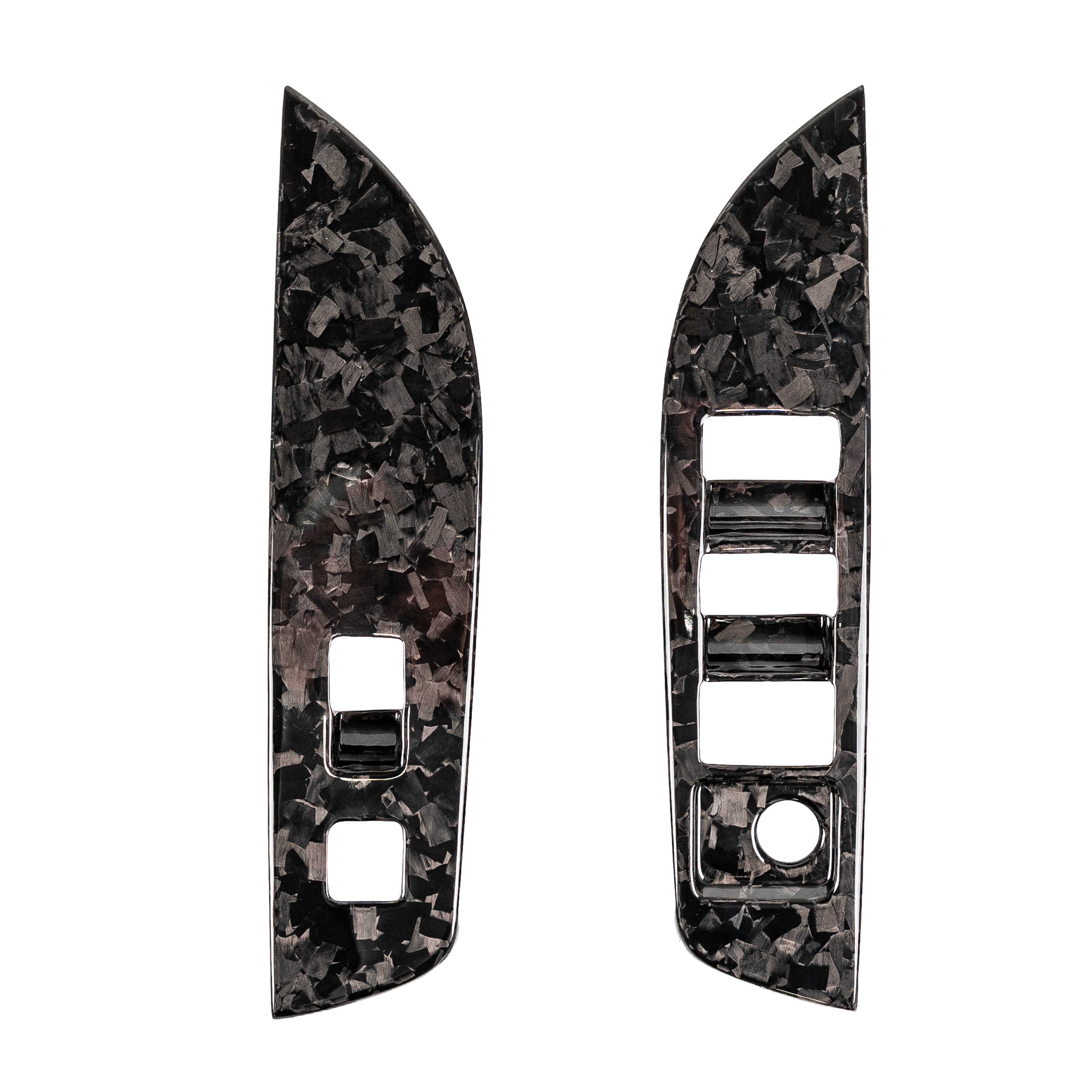 Driven.Media Carbon Fiber Front Window Switch Panels - 2023+ Toyota GR Corolla