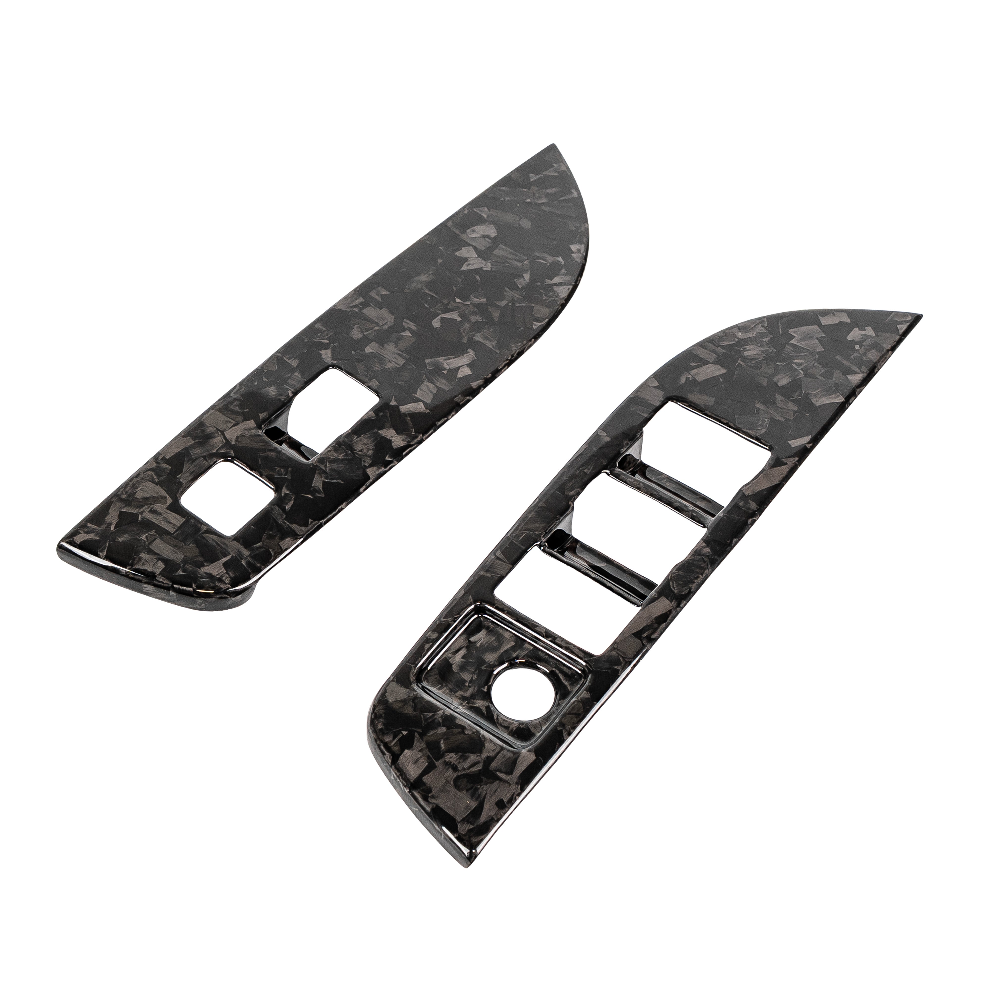 Driven.Media Carbon Fiber Front Window Switch Panels - 2023+ Toyota GR Corolla