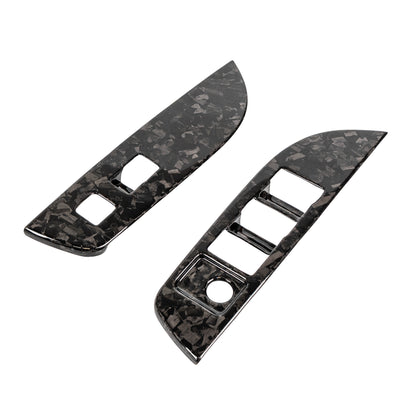 Driven.Media Carbon Fiber Front Window Switch Panels - 2023+ Toyota GR Corolla