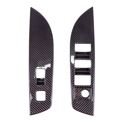 Driven.Media Carbon Fiber Front Window Switch Panels - 2023+ Toyota GR Corolla