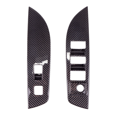 Driven.Media Carbon Fiber Front Window Switch Panels - 2023+ Toyota GR Corolla