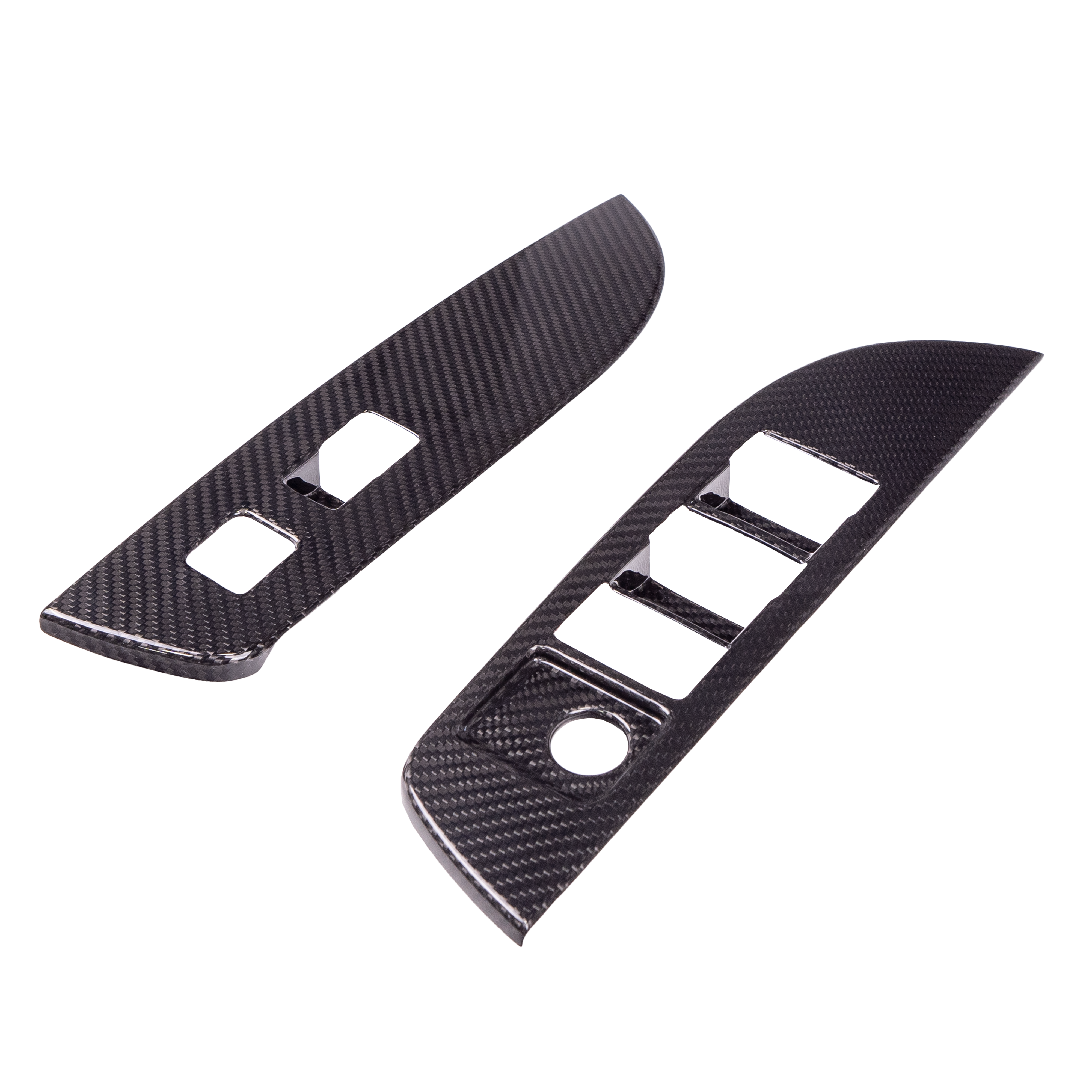 Driven.Media Carbon Fiber Front Window Switch Panels - 2023+ Toyota GR Corolla