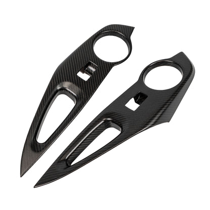Driven.Media Carbon Fiber Rear Window Switch Panels -  2023+ Toyota GR Corolla