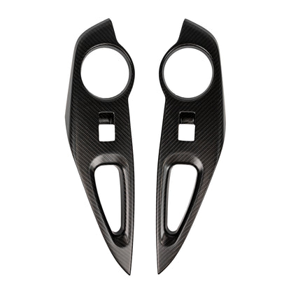 Driven.Media Carbon Fiber Rear Window Switch Panels -  2023+ Toyota GR Corolla