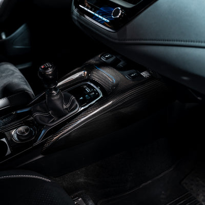 Driven.Media Carbon Fiber Front Center Console Cover - 2023+ Toyota GR Corolla