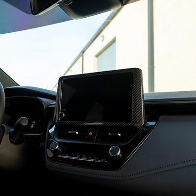 Driven.Media Carbon Fiber Radio Bezel - 2023+ Toyota GR Corolla