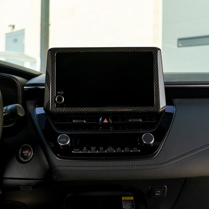 Driven.Media Carbon Fiber Radio Bezel - 2023+ Toyota GR Corolla