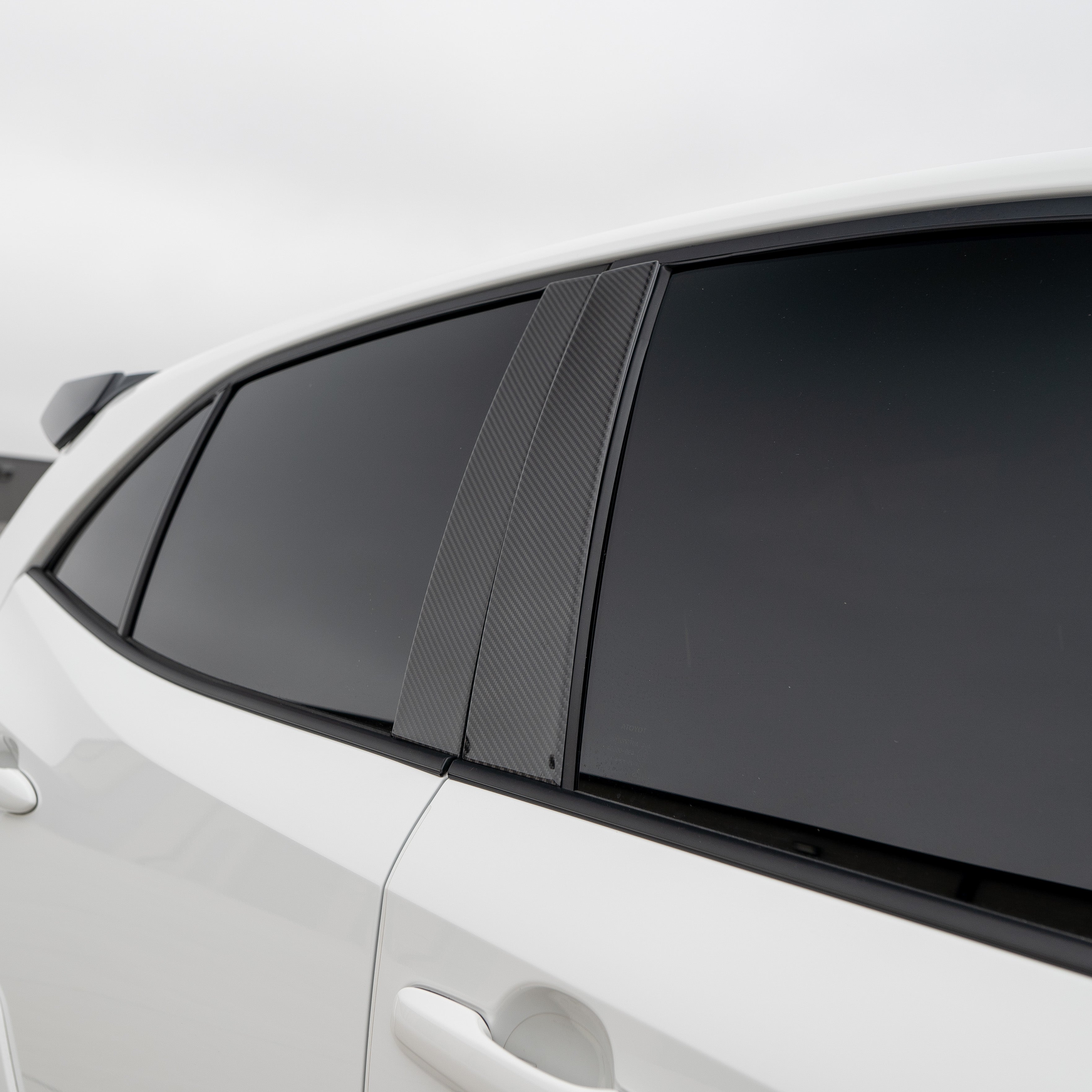 Driven.Media Carbon Fiber Exterior Door Pillars - 2023+ Toyota GR Corolla