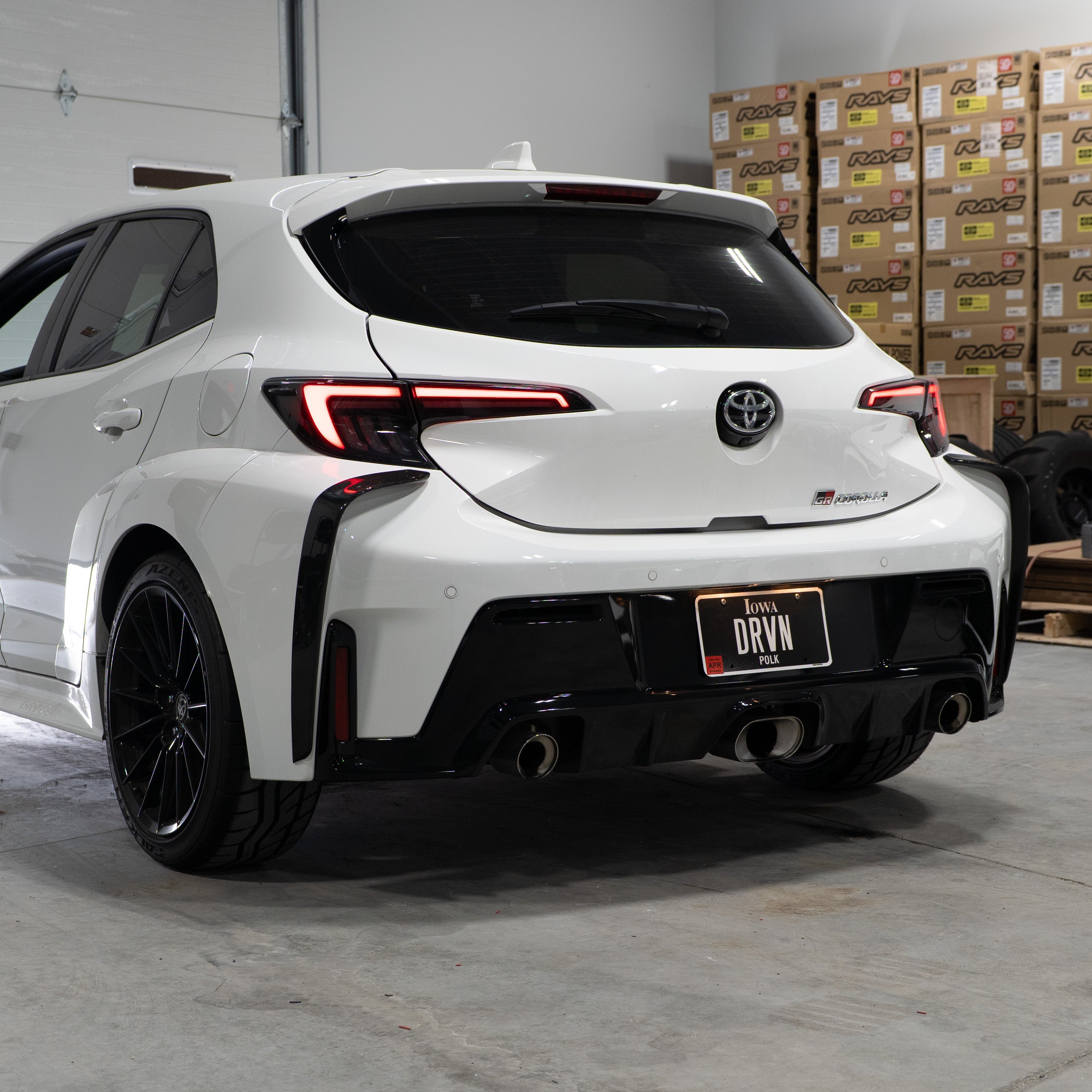Driven.Media Carbon Fiber Rear Bumper Garnish – 2023+ Toyota GR Corolla