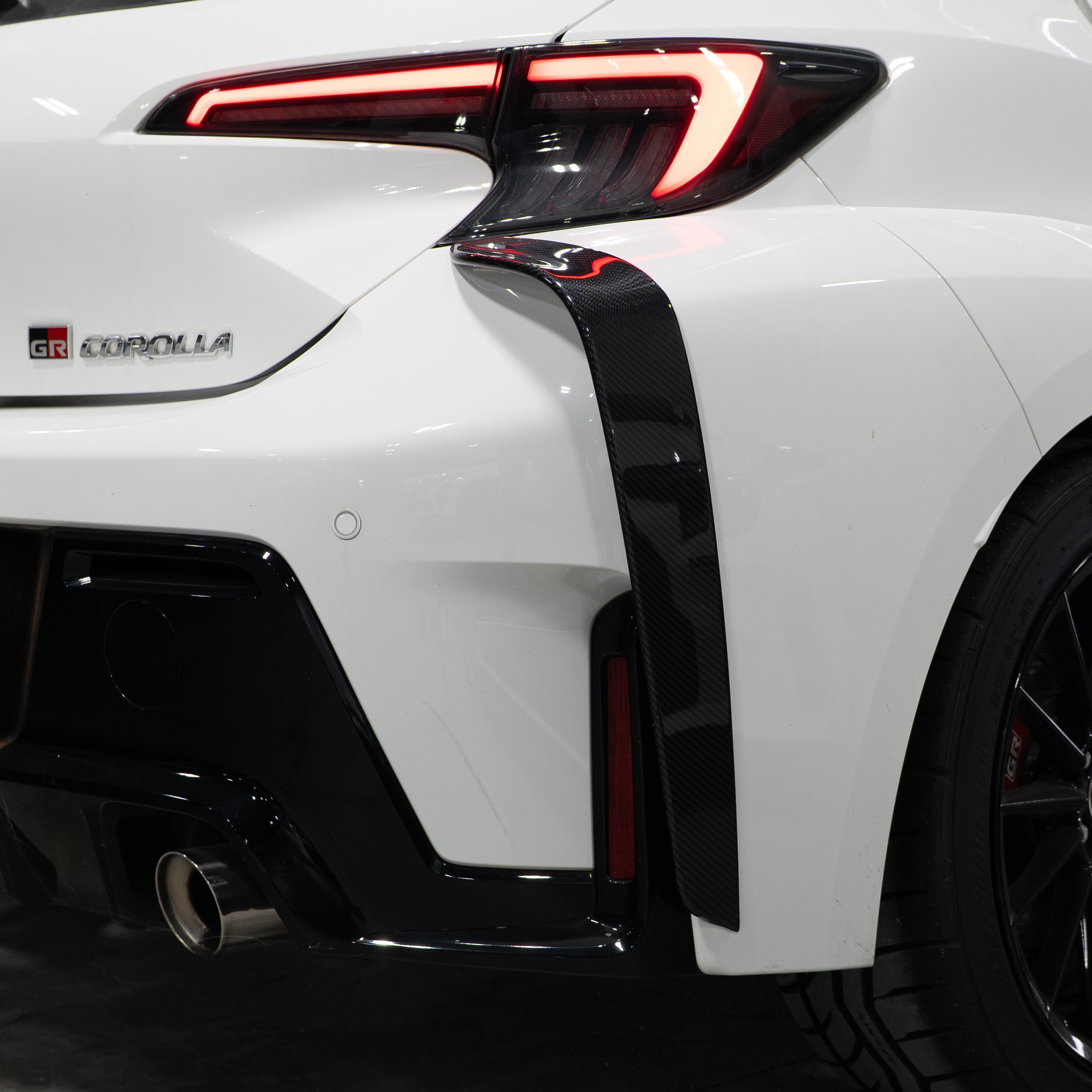 Driven.Media Carbon Fiber Rear Bumper Garnish – 2023+ Toyota GR Corolla