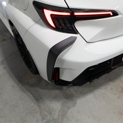 Driven.Media Carbon Fiber Rear Bumper Garnish – 2023+ Toyota GR Corolla