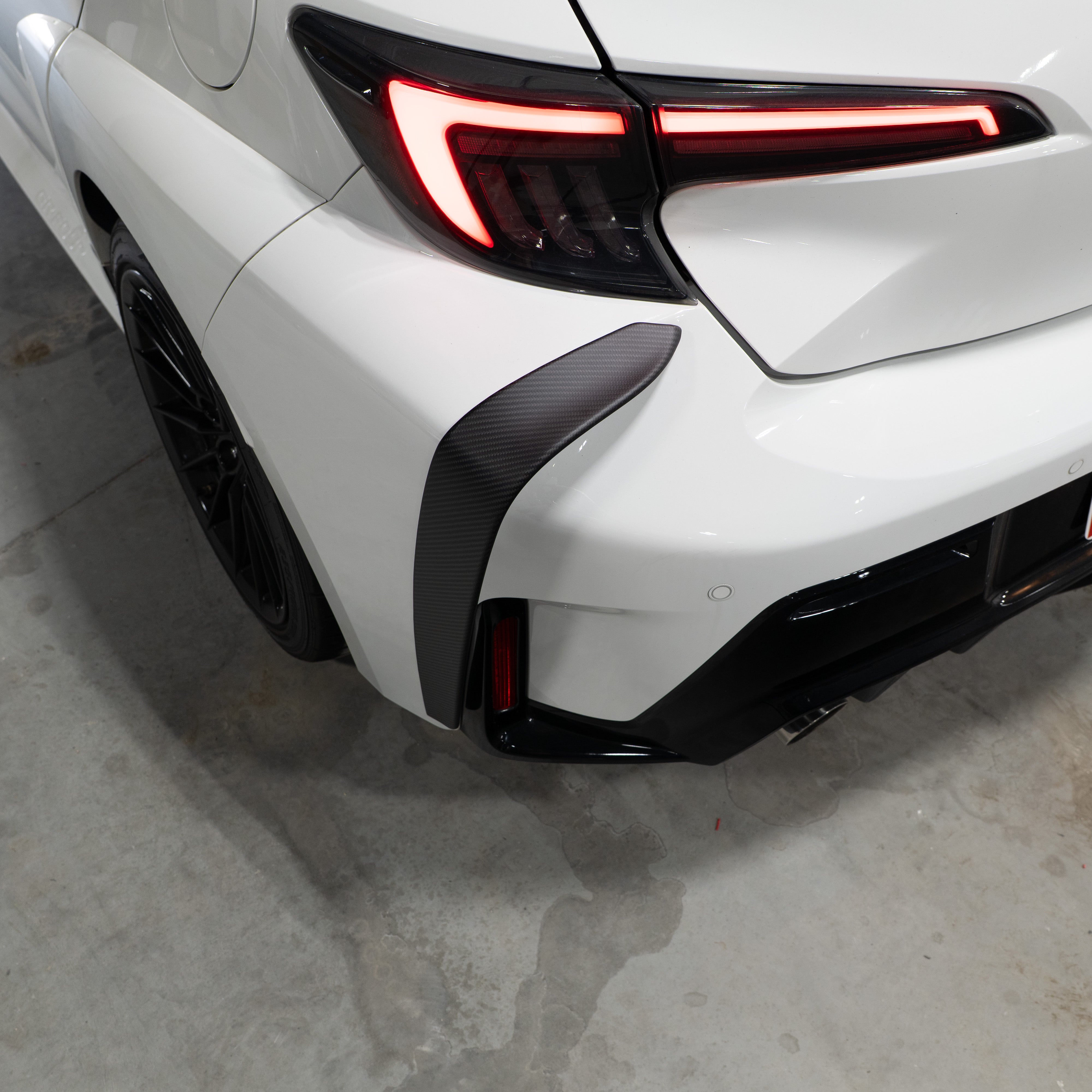 Driven.Media Carbon Fiber Rear Bumper Garnish – 2023+ Toyota GR Corolla