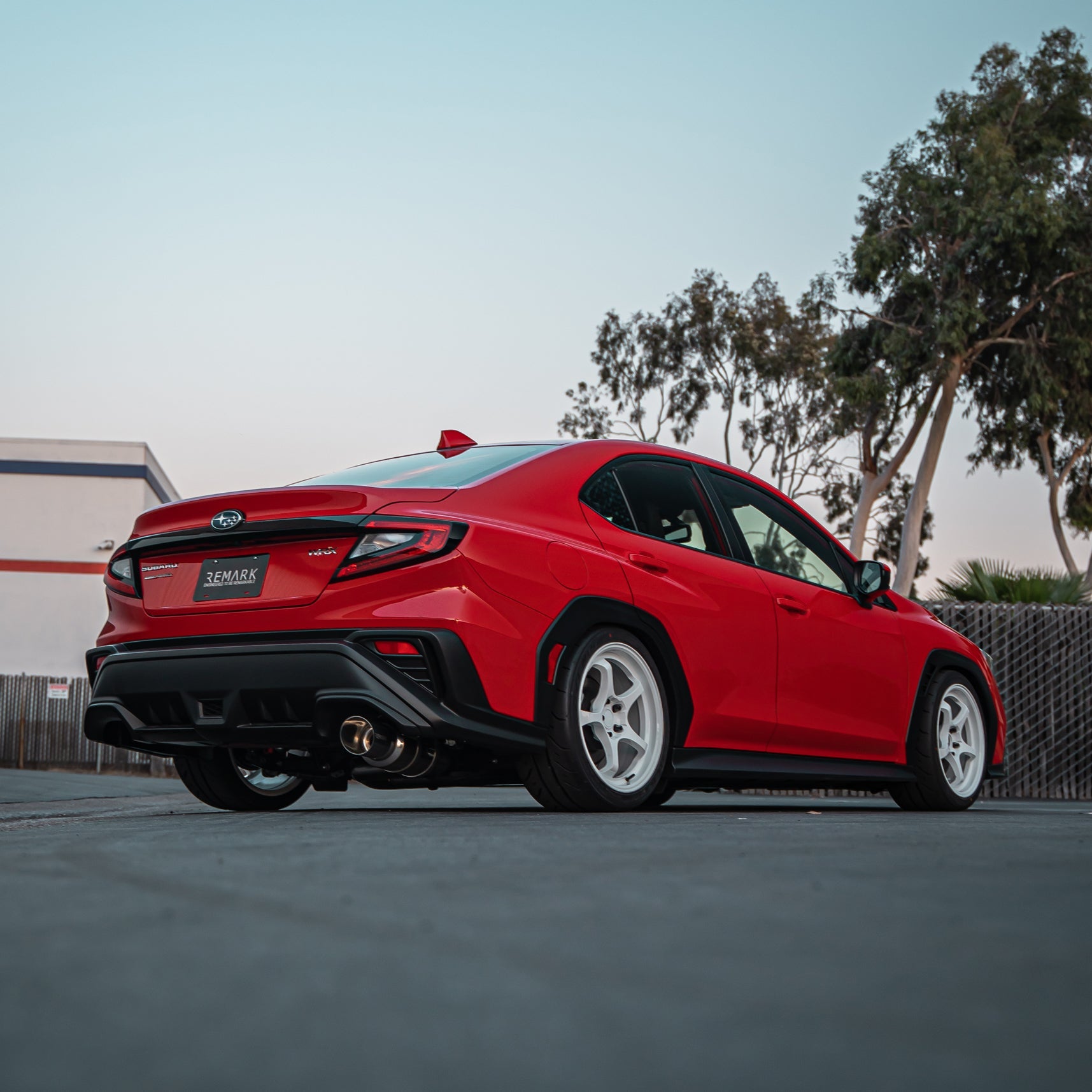 REMARK Catback Exhaust R1 Spec Single-Exit (Titanium / Stainless Steel) - 2022+ Subaru WRX
