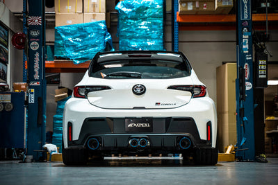 APEXI N1 Evo Extreme Valved Quad Exit Catback Exhaust System (Resonated & Nonresonated) - 2023+ Toyota GR Corolla