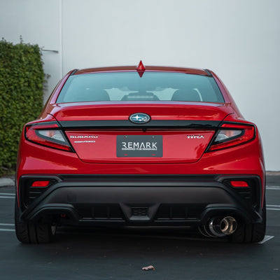 REMARK Catback Exhaust R1 Spec Single-Exit (Titanium / Stainless Steel) - 2022+ Subaru WRX