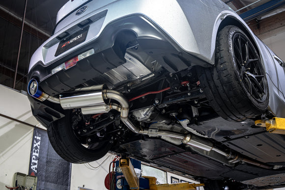 APEXi N1 Evolution-X Single Exit Catback Exhaust System - 2013-2022+ Subaru BRZ / Toyota 86 & GR86 / Scion FR-S