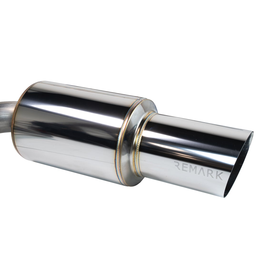 REMARK Catback Exhaust R1 Spec Single-Exit (Titanium / Stainless Steel) Muffler - 2022+ Toyota GR86 / Subaru BRZ