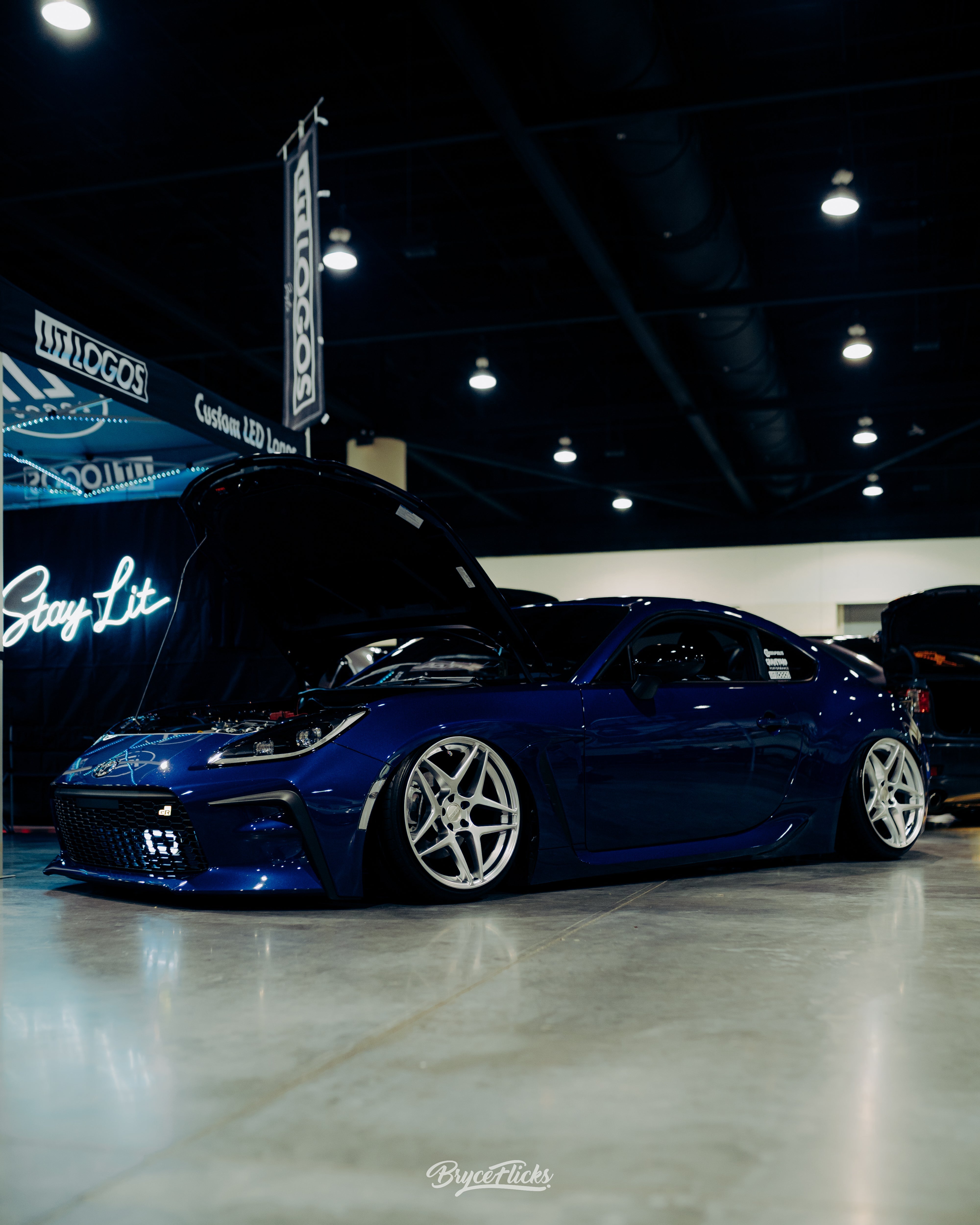 Lit Logos GR Grill Badge - 2022+ Toyota GR86 / 2023+ GR Corolla