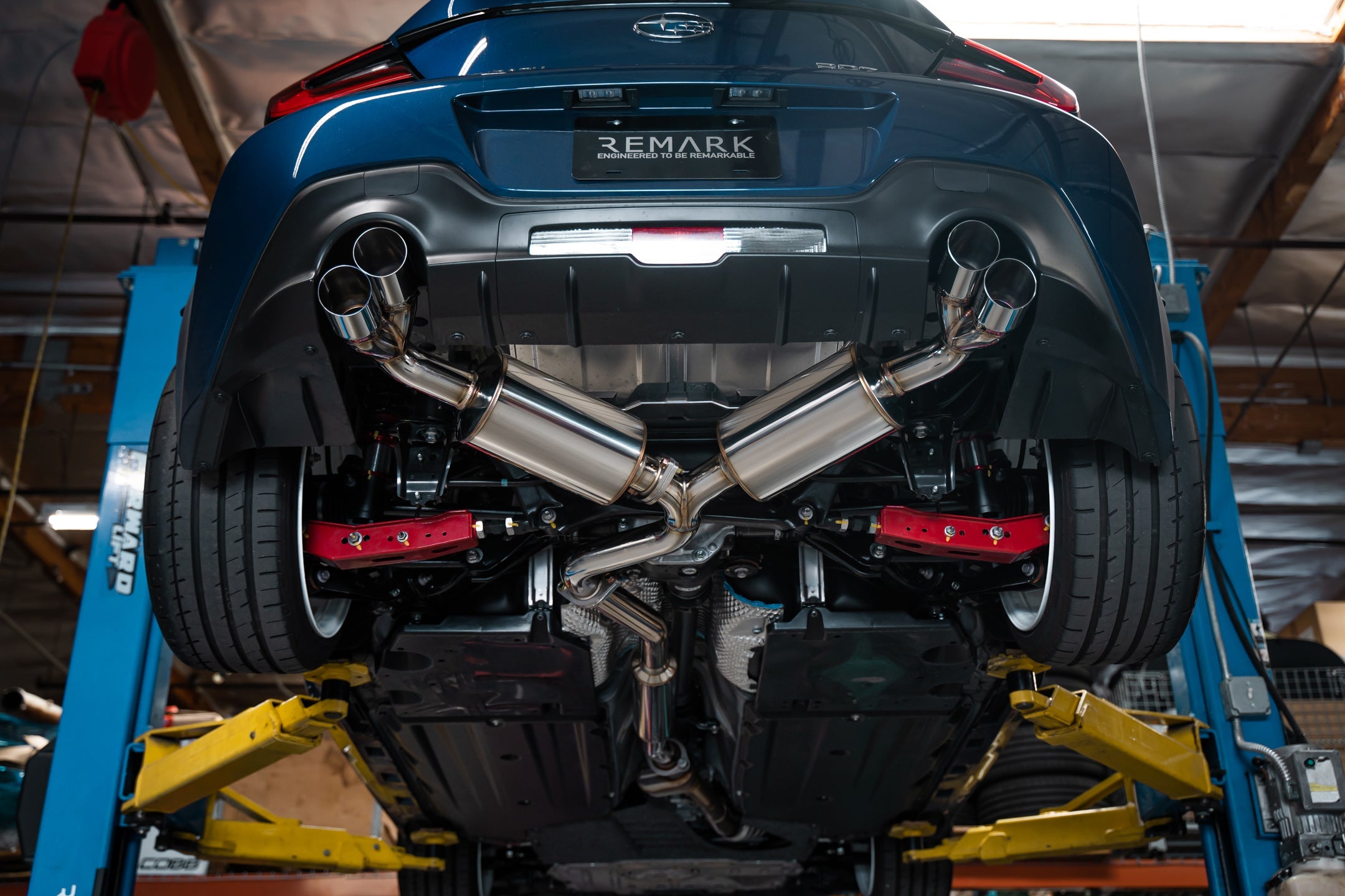 REMARK Catback Exhaust Sports Touring Quad Tip - 2022+ Toyota GR86 / Subaru BRZ