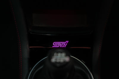 Lit Logos RGB STI Shifter Trim Badge - 2015-2021 Subaru STI