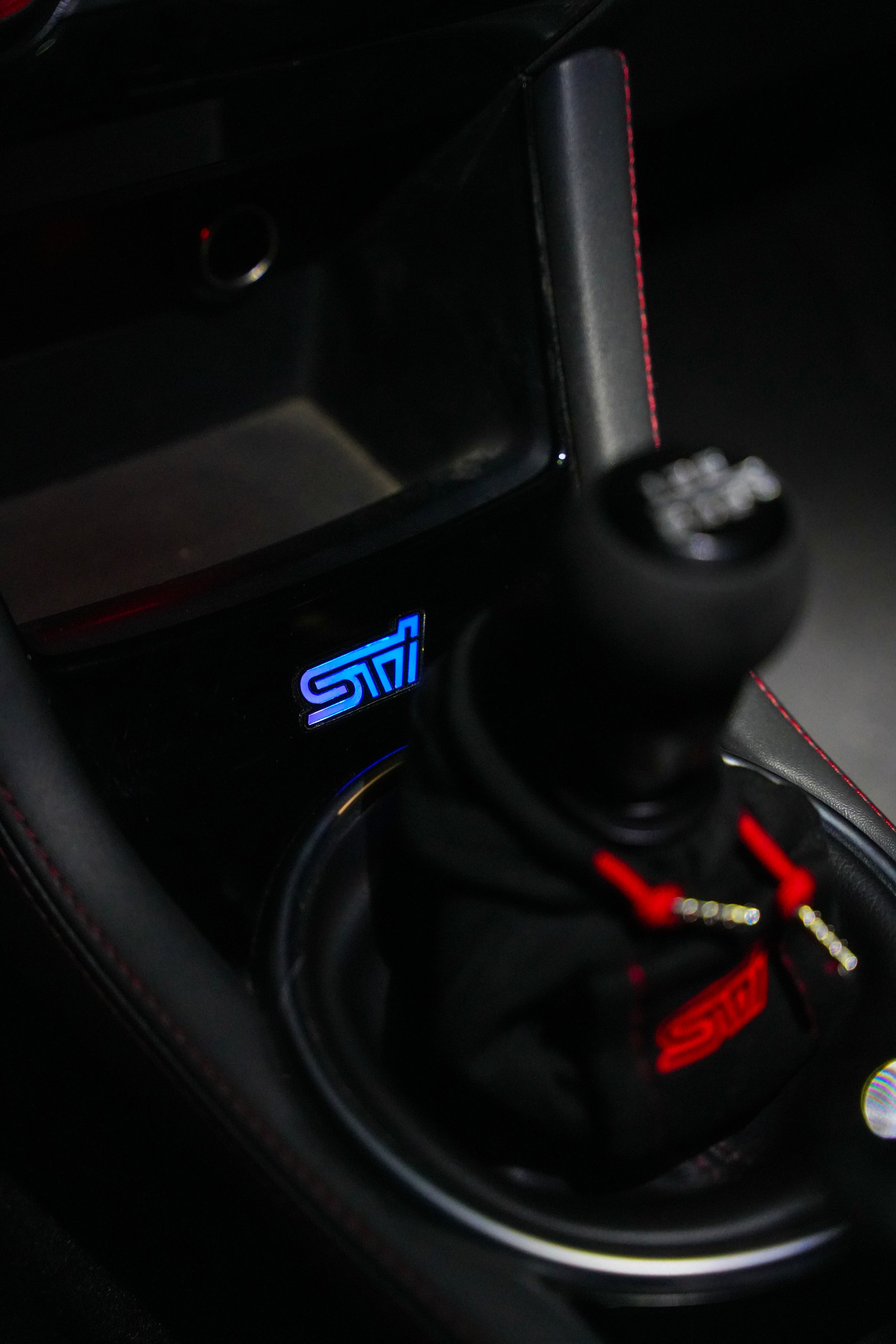 Lit Logos RGB STI Shifter Trim Badge - 2015-2021 Subaru STI