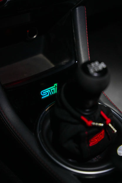 Lit Logos RGB STI Shifter Trim Badge - 2015-2021 Subaru STI