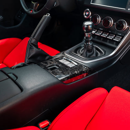 Driven.Media Carbon Fiber Center Console Cover - 2022+ Toyota GR86 / Subaru BRZ